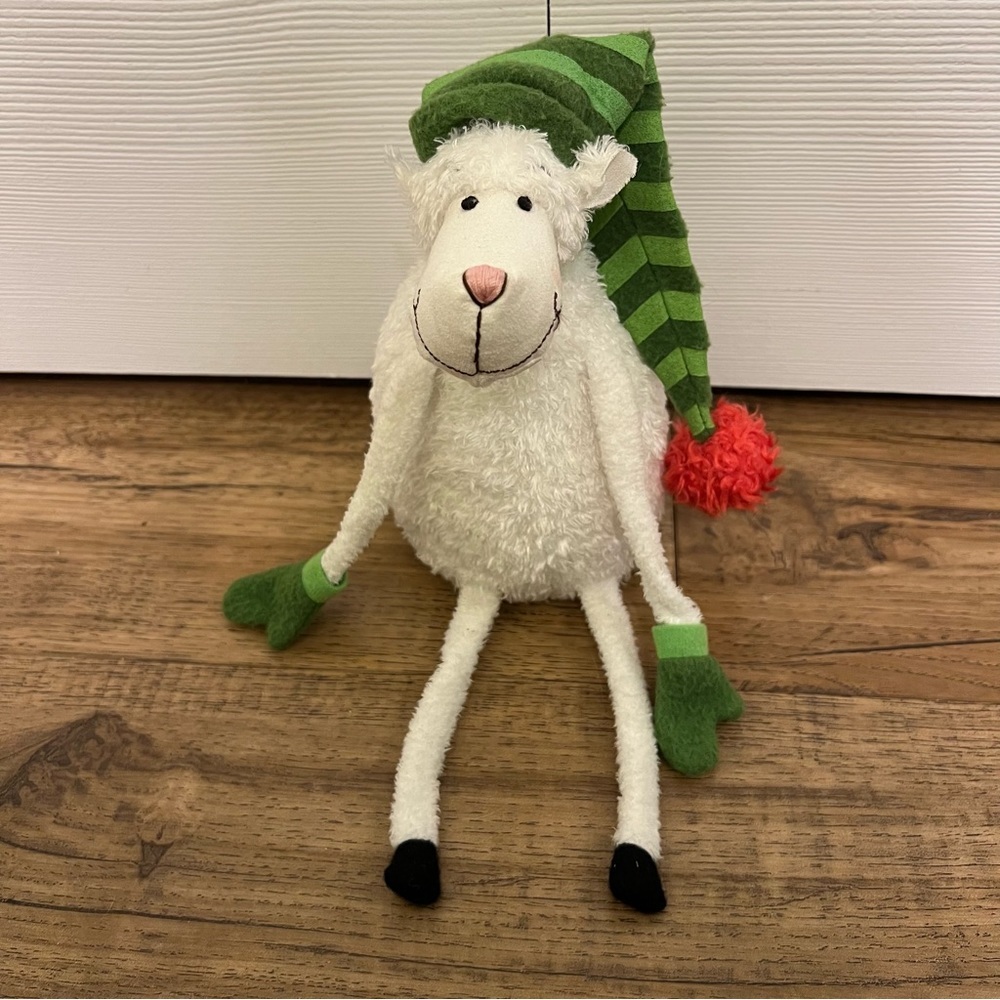 Hallmark Dayspring Cards 2008 Really Wooly Lamb White Sheep 7” Bean Bag Plush